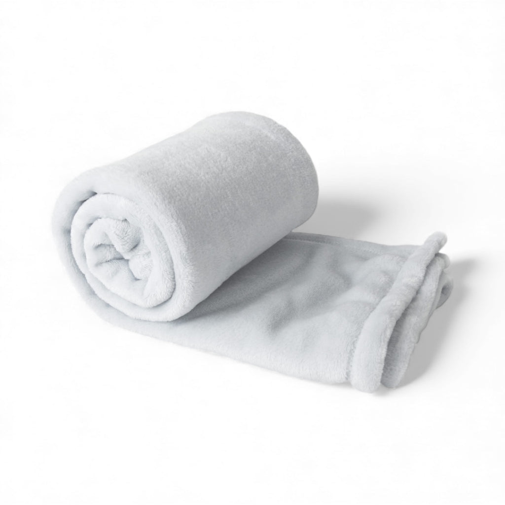 “Personalized Mink-Touch Luxury Baby Blanket with Embroidery”