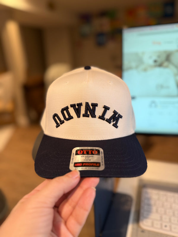 Winadu 3D Puff  Embroidered Distressed Trucker Hat | Personalized Mesh Snapback Cap (Copy 2)