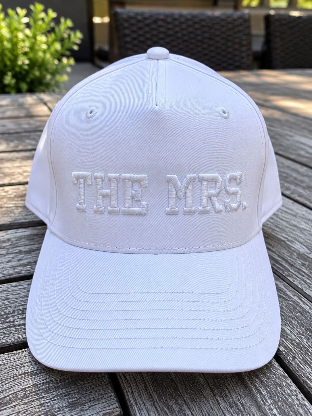 The Mr. & The Mrs. Embroidered Wedding Hats | Bride & Groom Matching Caps