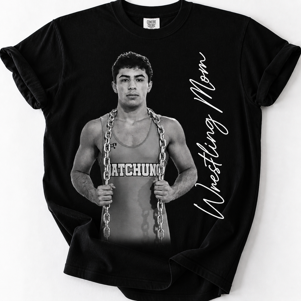 Custom Fan Photo T-Shirt | Personalized Sports Fan Tee with Picture & Name