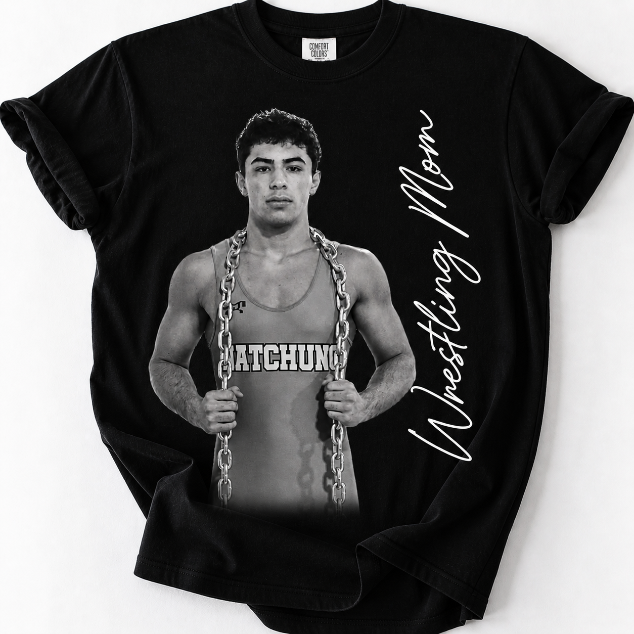 Custom Fan Photo T-Shirt | Personalized Sports Fan Tee with Picture & Name