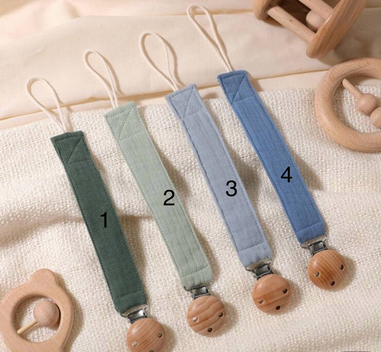Personalized Pacifier Holder, Baby Gift, Custom Made Newborn Gift