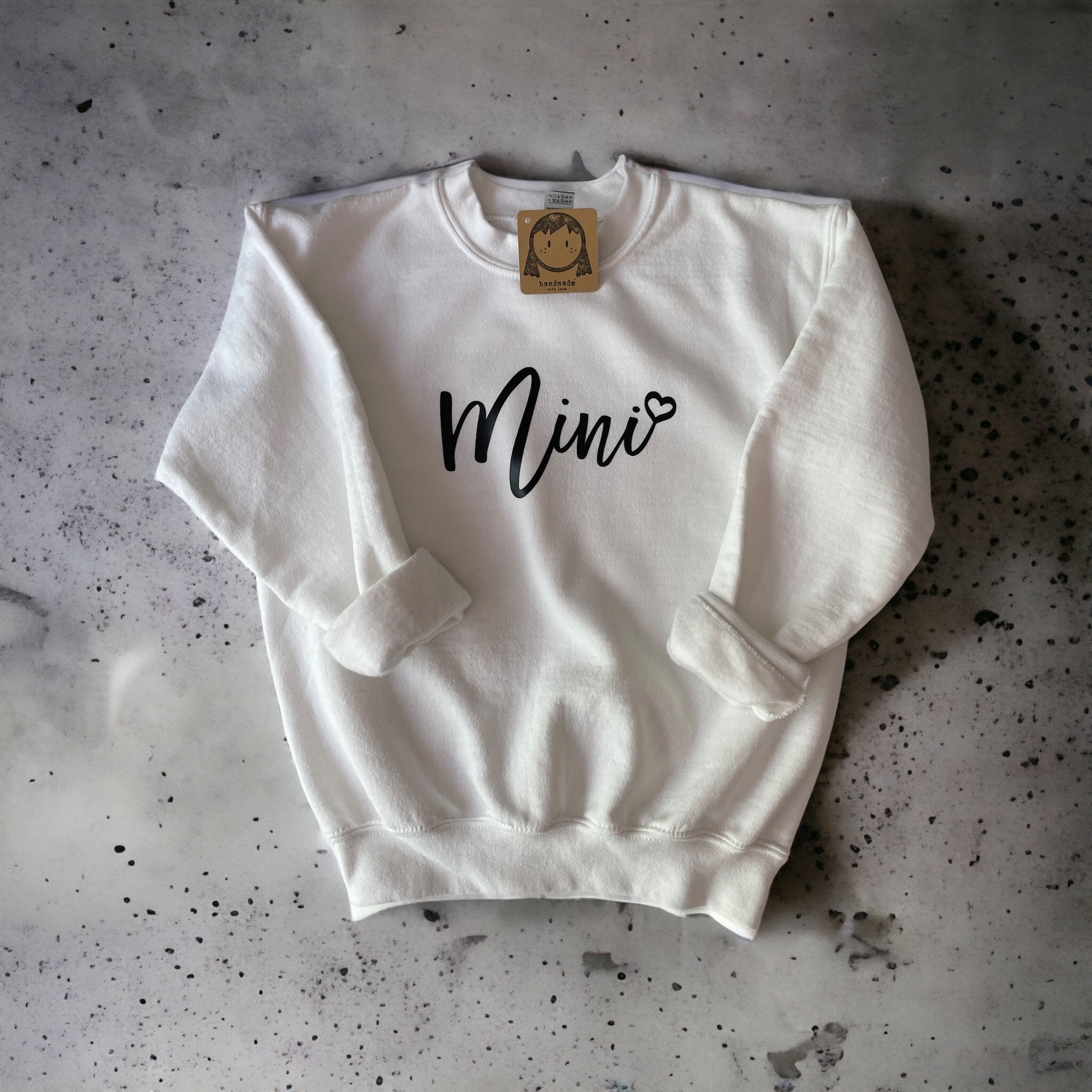 Custom DTF Printed Sweatshirt | Personalized Text Sweatshirt | Custom Name, Quote, Business Logo
