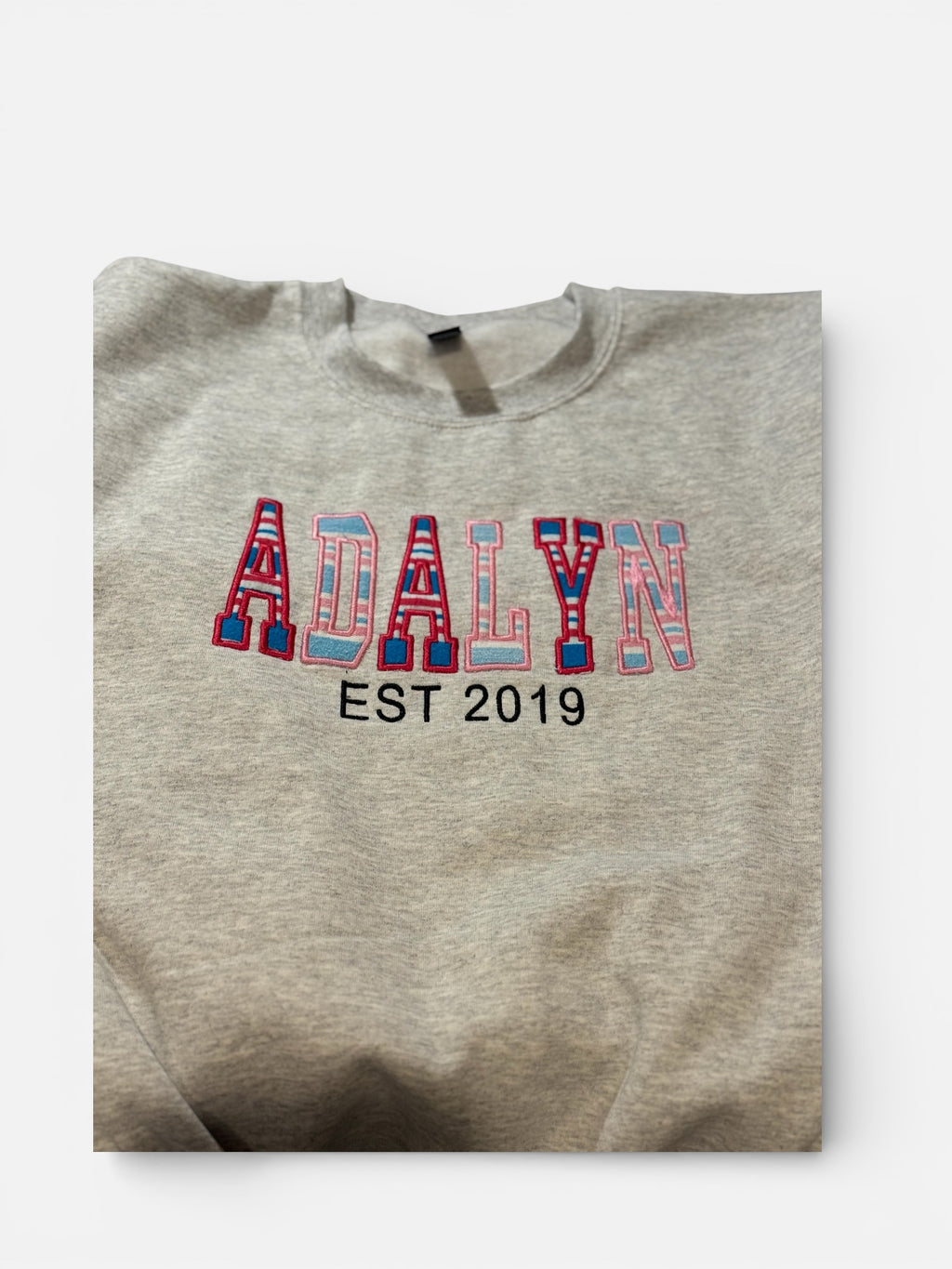 Custom Name Keepsake Sweatshirt – Baby Clothes to Mom Sweatshirt