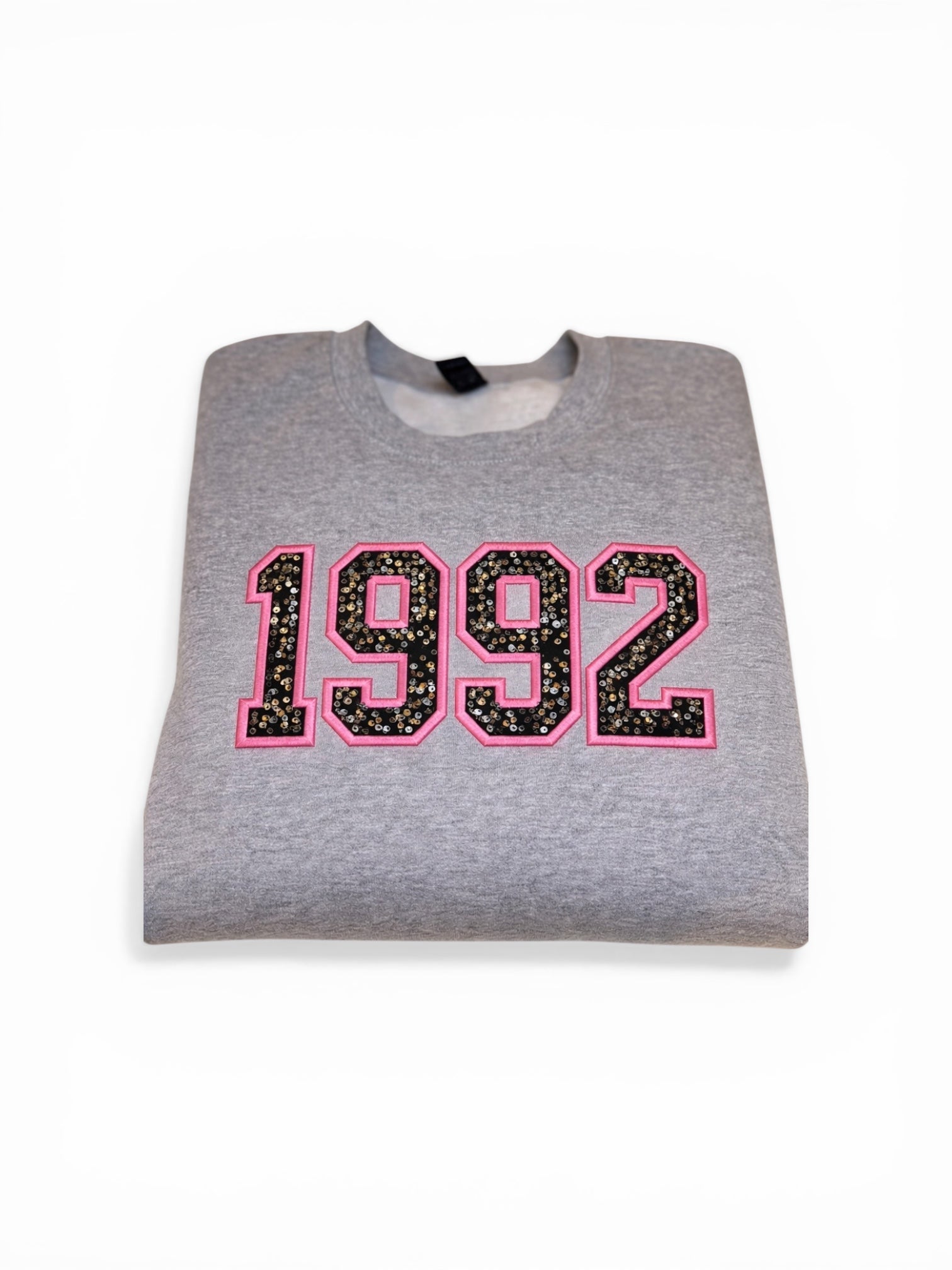 Custom Year Appliqué Sweatshirt | Personalized Crewneck | Embroider Sweatshirt | custom made Sweatshirt