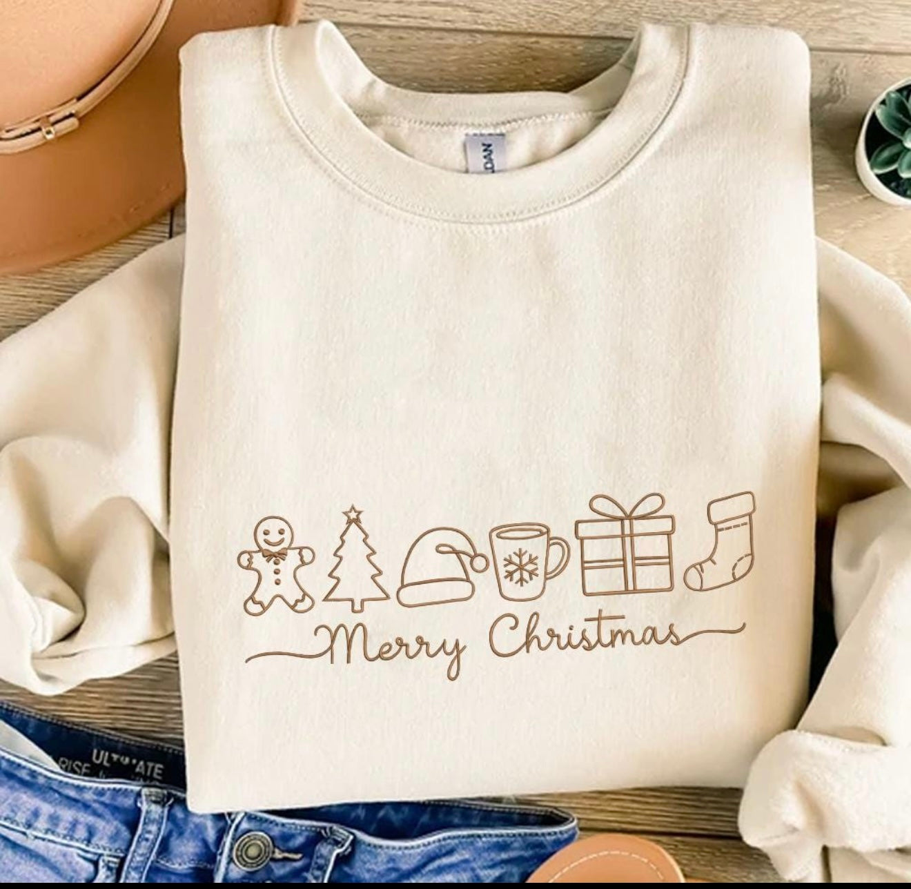 Custom Embroidery Crewneck Sweatshirt, Personalized  Unisex Sweatshirt – Made to Order