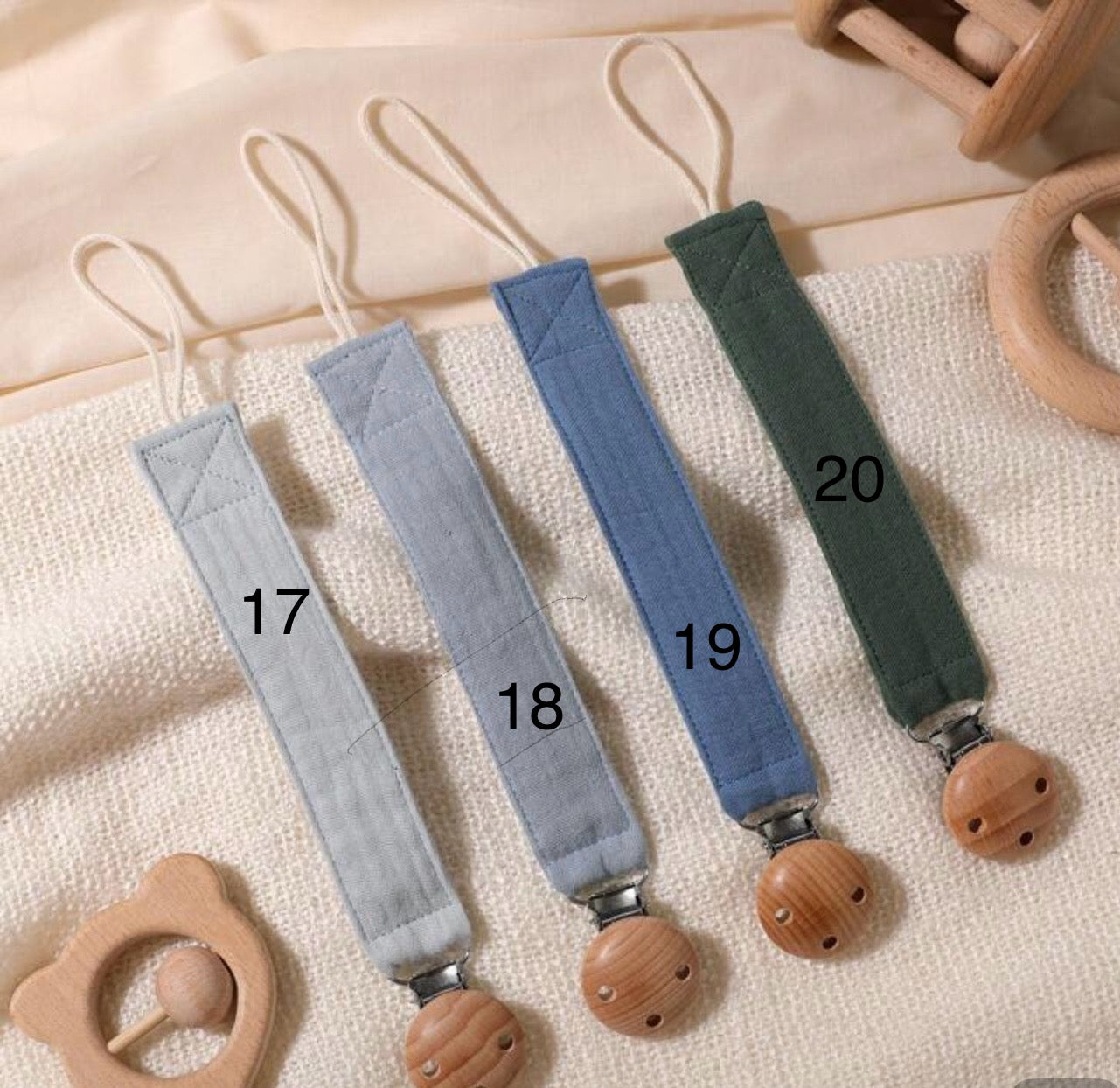 Personalized Pacifier Holder, Baby Gift, Custom Made Newborn Gift