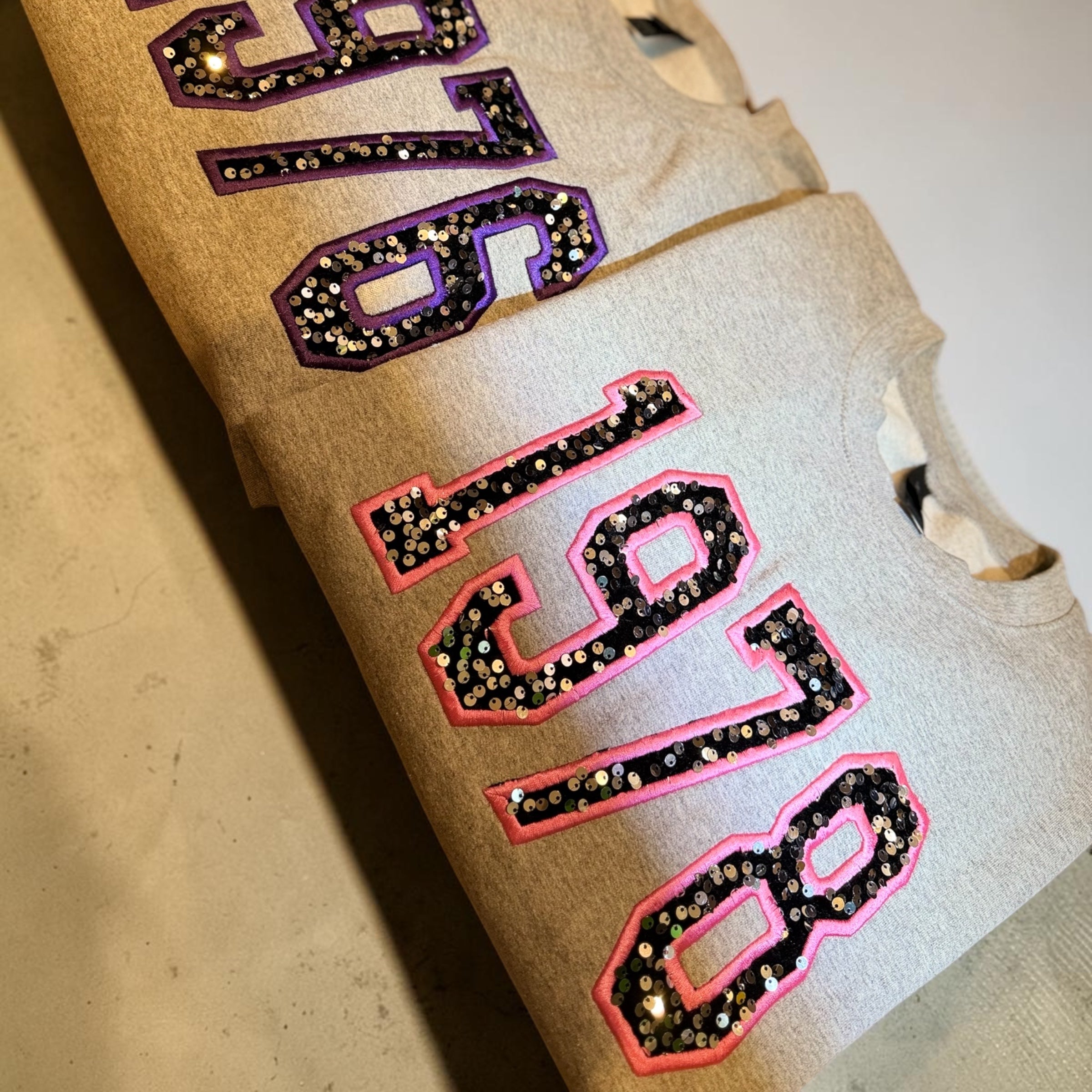 Custom Year Appliqué Sweatshirt | Personalized Crewneck | Embroider Sweatshirt | custom made Sweatshirt