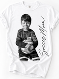 Custom Fan Photo T-Shirt | Personalized Sports Fan Tee with Picture & Name