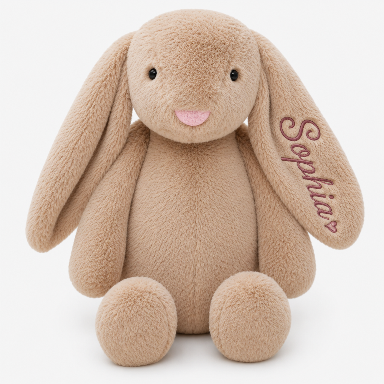 Personalized Bunny Plush | Custom Embroidered Name Bunny | Baby Shower Gift | Newborn Keepsake | Easter Bunny
