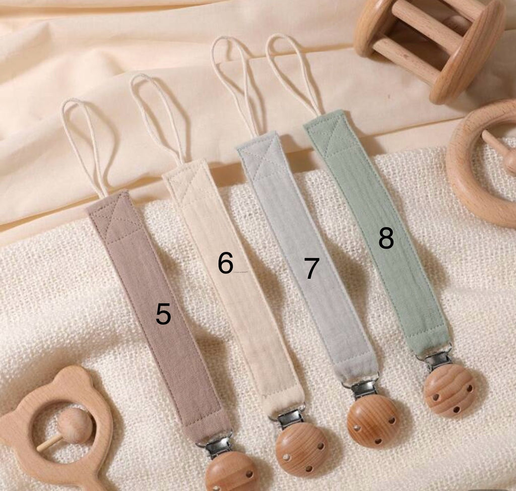 Personalized Pacifier Holder, Baby Gift, Custom Made Newborn Gift