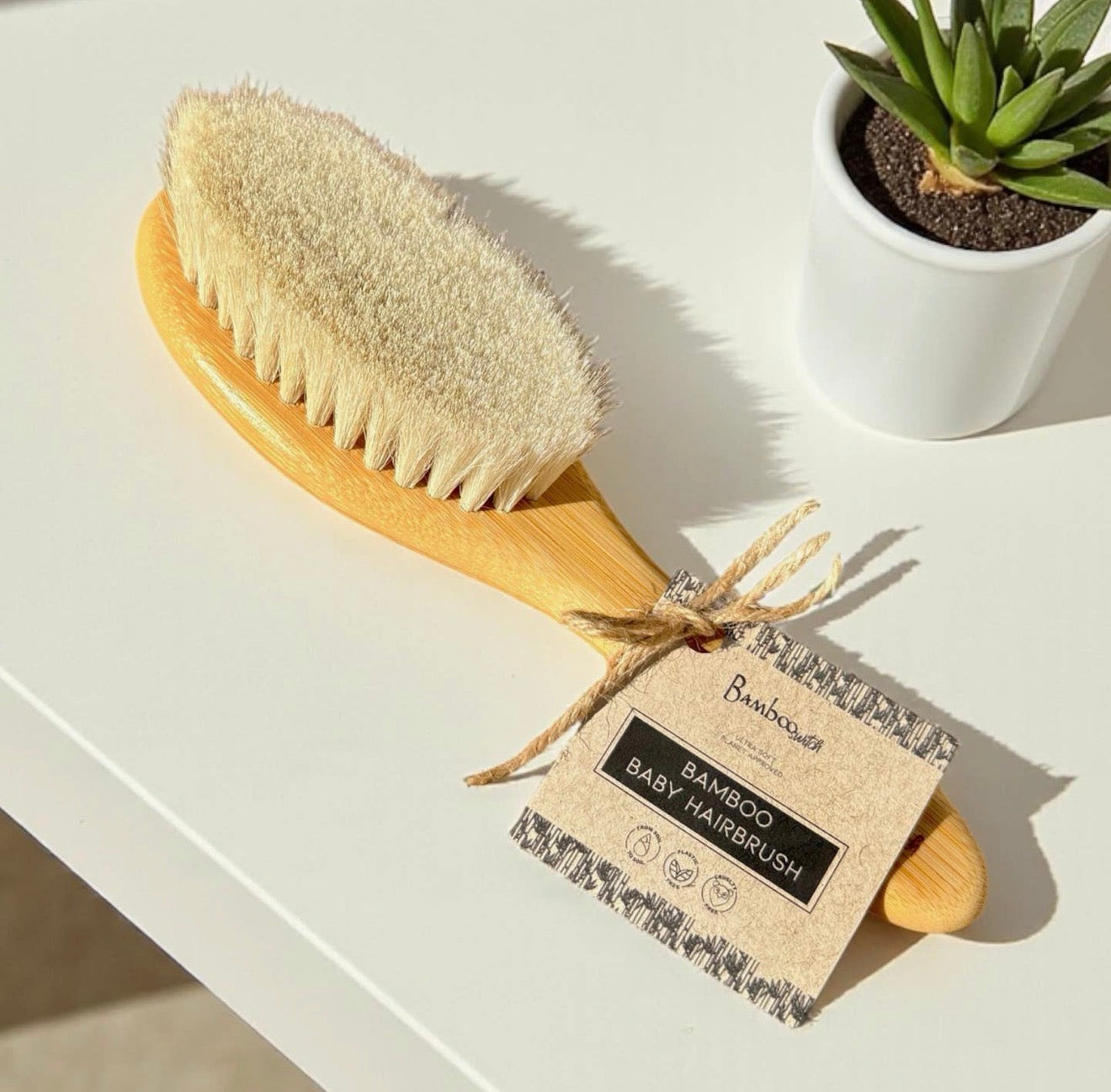 Personalized Baby Hair Brush | Custom Engraved Wooden Baby Brush | Newborn Gift | Baby Shower Keepsake