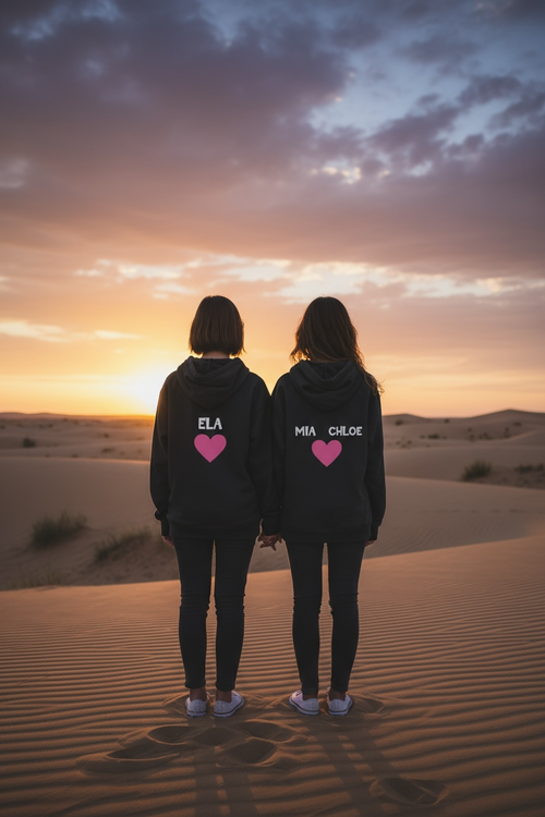 Custom DTF Printed Sweatshirt | Personalized Text Sweatshirt | Custom Name, Quote, Business Logo